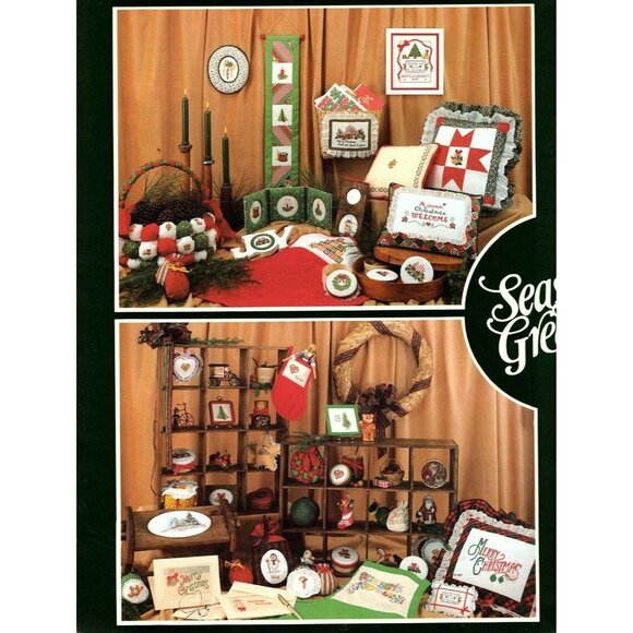Seasons Greetings Book 7 Barbara and Cheryl Vintage 1981 Cross Stitch Patterns - Picture 3 of 4